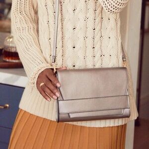 BRAND NEW: Summer & Rose Silver Crossbody Bag